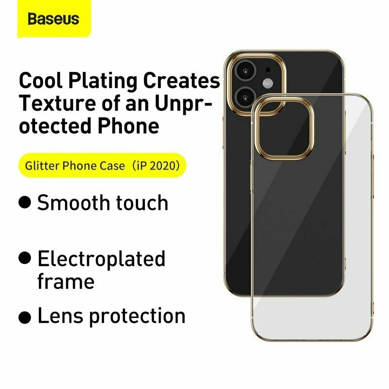 Ốp Lưng iPhone 12 Mini Dẻo Viền Màu Baseus Chính Hãng có thiết kế mặt lưng trong suốt hoàn toàn lộ nguyên bản mặt lưng của máy đẹp và sang hơn khi điểm nhấn là lớp viền màu bóng sắc sảo.